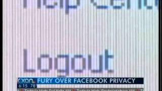 Fury over Facebook privacy