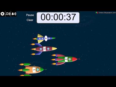 1 minute Spaceship Race Timer