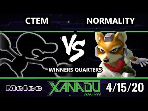 S@X 349 Online Winners Quarters - CTEM (Sheik, Game & Watch) Vs. Normality (Fox) Smash Melee - SSBM