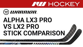 Warrior Alpha LX3 Pro vs Alpha LX2 Pro Stick Comparison