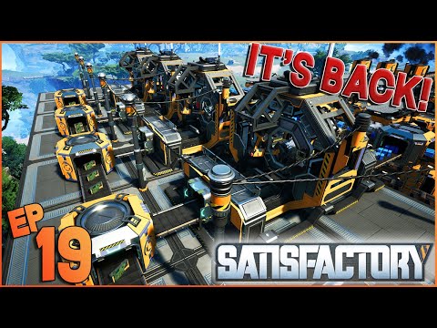 SATISFACTORY Let's Play - A HUGE COMPUTER FACTORY - Ep 19