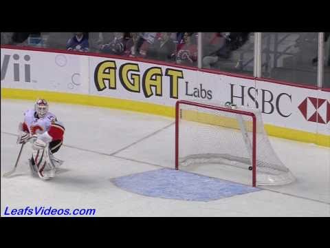 Maple Leafs @  Flames - Mikhail Grabovksi Scores - 101216