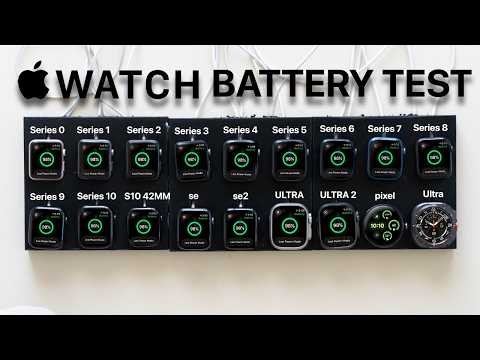 Apple Watch Ultimate Battery Test! (Series 10 vs Ultra 2 vs SE2 and MORE!)