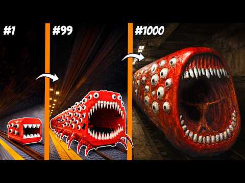 Recreating Trevor Henderson’s TRAIN EATER in LEGO | Space Bricks