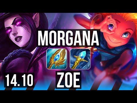 MORGANA vs ZOE (MID) | 4/1/11, 500+ games | NA Diamond | 14.10