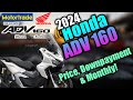 2024 Honda ADV 160 Updated Price, Downpayment & Monthly | Philippines