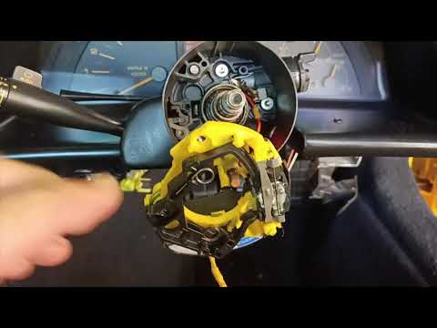 1990-1996 Corvette Multi function indicator Switch replacement, steering wheel removal
