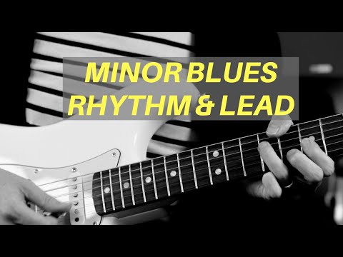 How to Mix Rhythm & Lead on a Minor Blues | Guitar Lesson