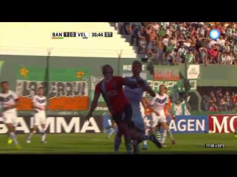 Gol de Santiago Silva - Banfield 1 Vélez Sarsfield 0 - Fecha 07 - Torneo 2016/2017