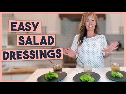 3 Best Easy Gluten Free Salad Dressings!!!