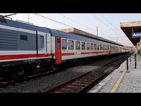 E464 SUN IC 721 Roma Termini-Siracusa. Stazione di Acireale.