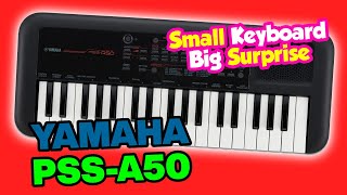 Video thumbnail for Yamaha PSS-A50 Review - BIG SURPRISES in a TINY Keyboard by Jeremy See