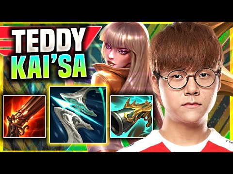 TEDDY IS SO CLEAN WITH KAI'SA! - T1 Teddy Plays Kai'sa ADC vs Aphelios! | Season 11