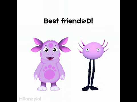 Moonzy and Kinito! @walky_official #Moonzy #Luntik #Kinito #Kinitopet #Animation