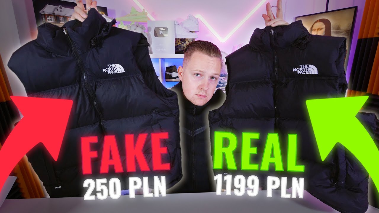 TNF NUPTSE 1996 VEST. 😱 Oryginał vs PODRÓBKA! Mega LEGIT CHECK kamizelki The North Face nuptse! ⛰️