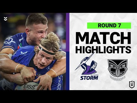 NRL Highlights | Melbourne Storm v New Zealand Warriors | Match Highlights | Round 7, 2022 | NRL