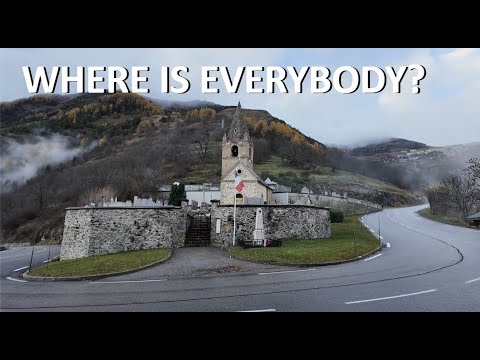 How Ghost Towns are Created French Alpe d'Huez