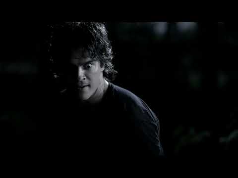 TVD 3x02 | Damon Distracts the Wolf to Save Elena