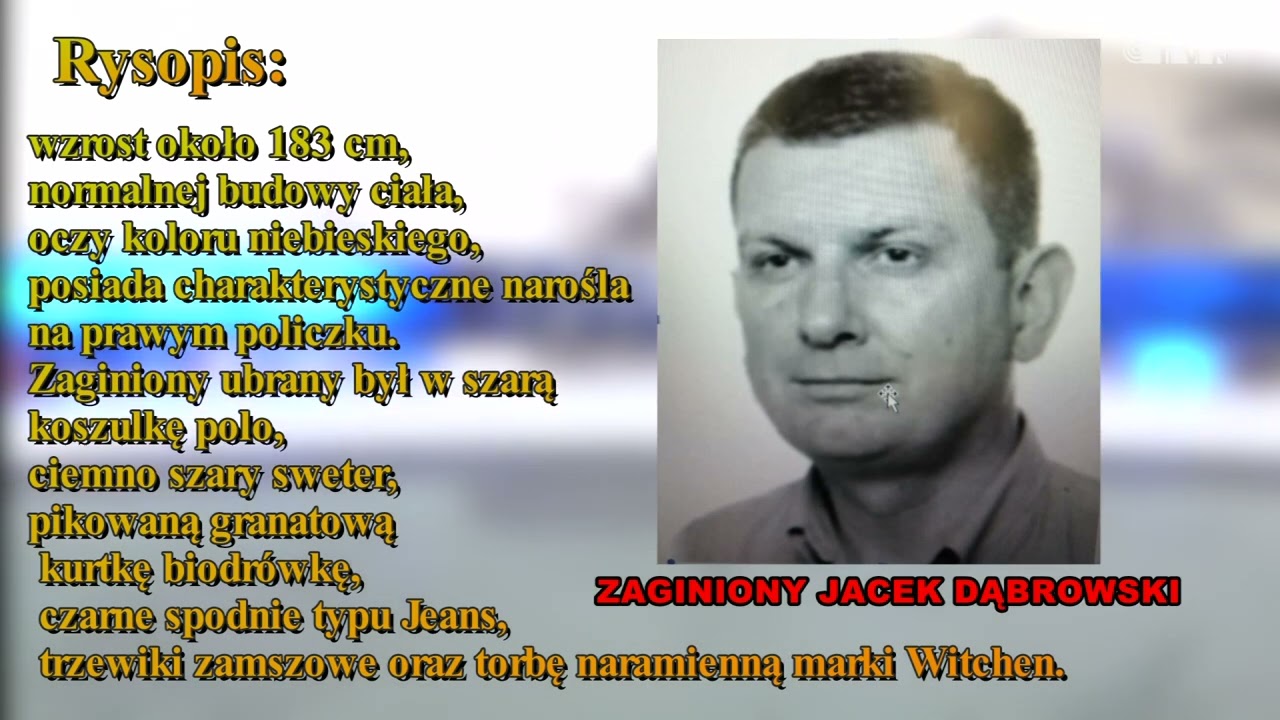 Zaginął Jacek Dąbrowski