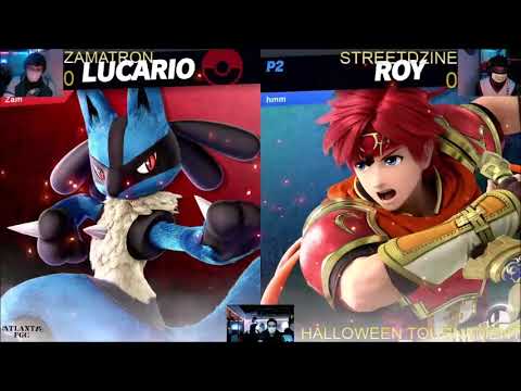 4o4 Monster Smash Halloween Tourney - Zamatron (Lucario) vs RU| StreetDzine (Roy) - Winners Round 2
