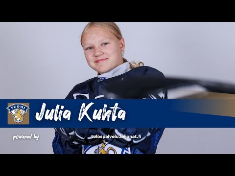Henkilökuvassa Tyttöleijonien Julia Kuhta: ”Tavoitteena naisten maajoukkue ja PWHL”