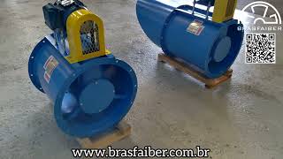 Exaustor para Alta temperatura - Transmissão Indireta