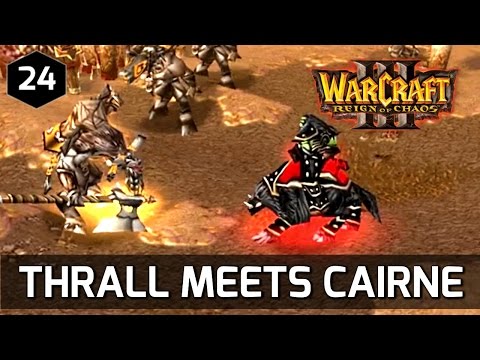 Warcraft 3 Story ► Thrall meets Cairne and the Tauren - Orc Campaign