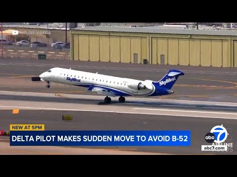 Delta regional pilot makes 'aggressive maneuver' to avoid mid-air collision with B-52 bomber