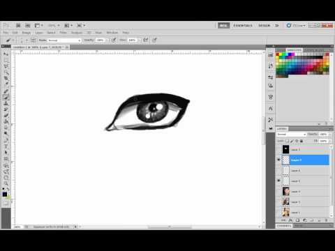 How to draw Eyes - Difference between male and female eyes