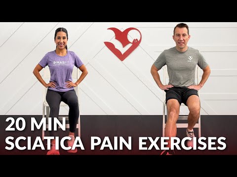 20 Min Sciatica Pain Relief Exercises - Sciatica Treatment, Therapy, & Sciatic Nerve Pain Stretches