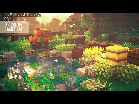 Minecraft Survival | Relaxing Gameplay #2 - Pond, Interior Furniture, Dog House and a little more