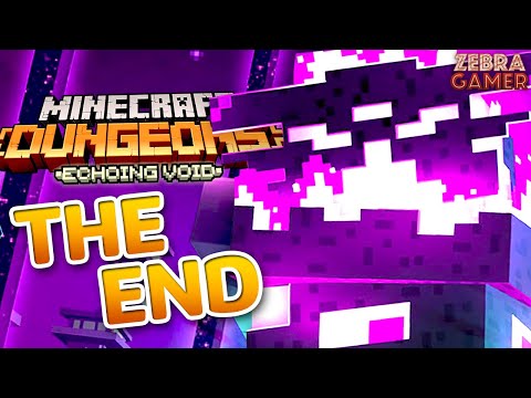Vengeful Heart of Ender Boss! -  Minecraft Dungeons Gameplay Walkthrough Part 39 - Echoing Void DLC!