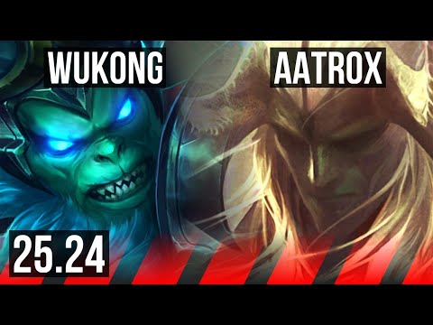 WUKONG vs AATROX (TOP) | KR Master | 25.24