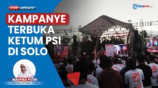 Ketum PSI Kaesang Pangarep Didampingi Istri Manfaatkan Kampanye Terbuka di Lapangan Jajar Solo