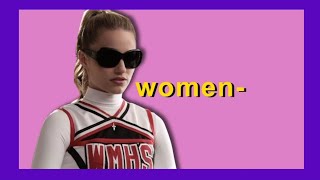 quinn fabray being a feminist icon for 1 minute and 27 seconds straight