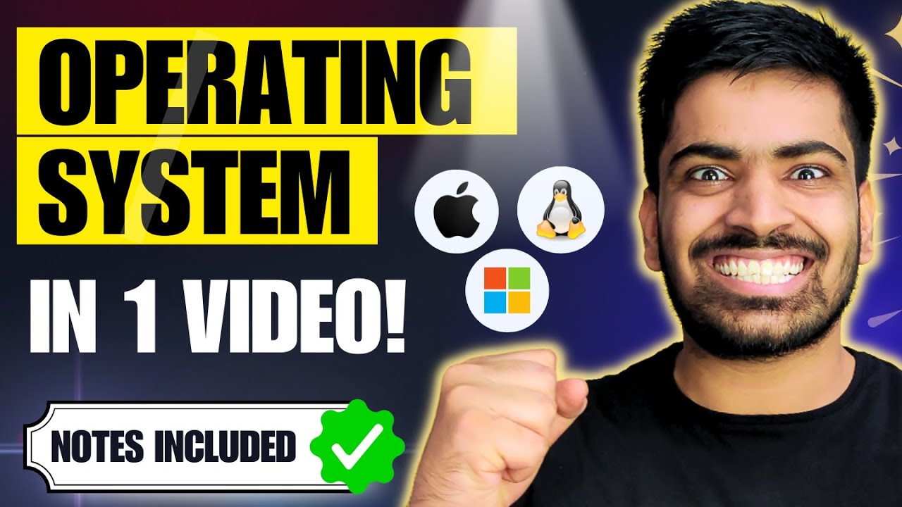 Operating System In One Shot by Anuj Bhaiya 🔥