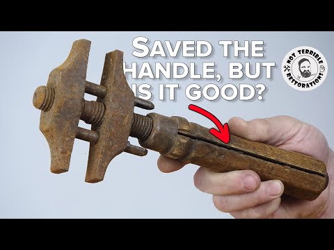 GIVEAWAY Restoration of an Adjustable Monkey Wrench