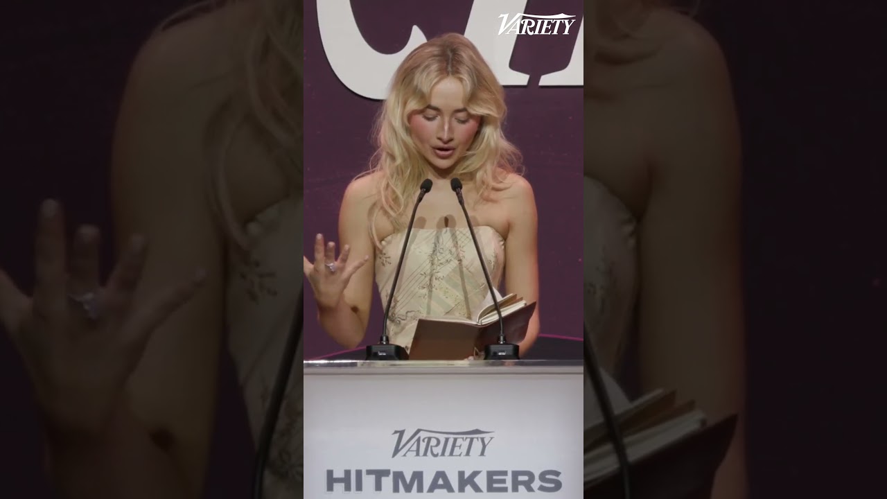 Sabrina Carpenter Reflects at Variety Hitmakers - YouTube