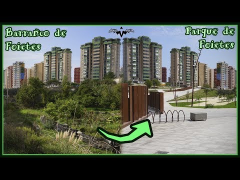 Construcción del parque de Foietes (Benidorm)