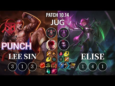SB Punch Lee Sin vs Elise Jungle - KR Patch 10.14