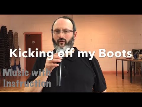 BEGINNER LINE DANCE LESSON 75 - Kicking off my Boots - Part 2 - Music with verbal instruction