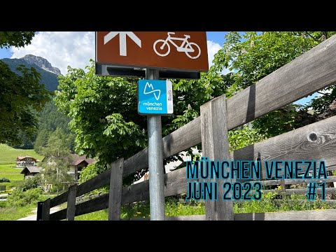 München Venedig Radweg Juni 2023 - Tag 1 von München nach Bad Tölz