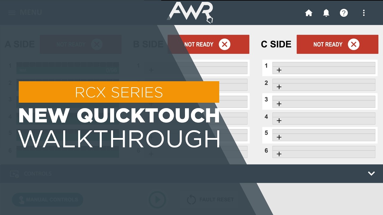From Setup to Production: RCX with AWR QuickTouch