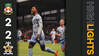 Download the video "Match Highlights | Wrexham 2-2 Cambridge United | Sky Bet League One"