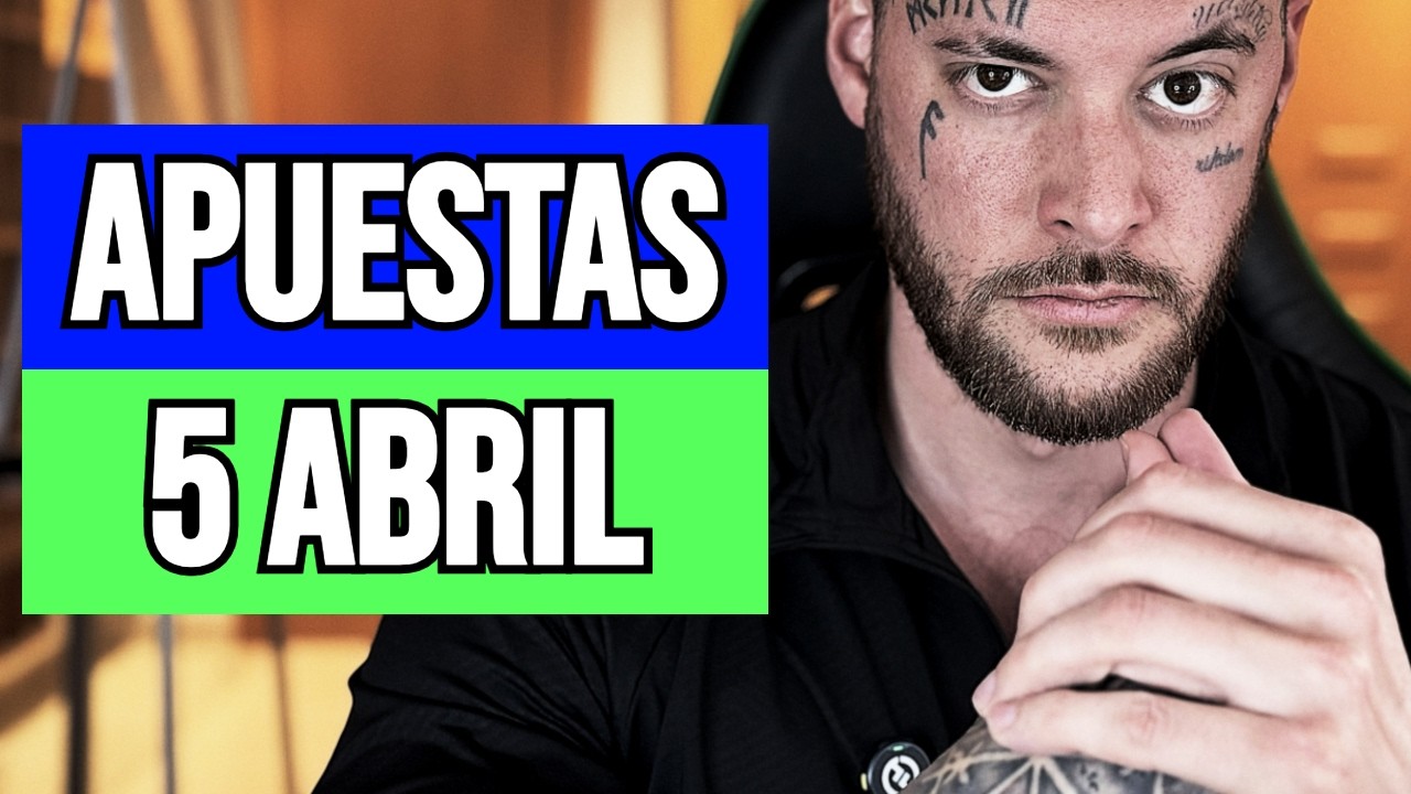 💰 APUESTAS de GOLES para el DOMINGO 5 de Abril - (Ganar Dinero Apostando al Fútbol)