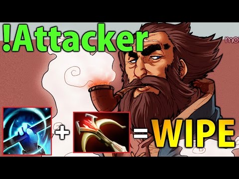 Attacker Kunkka- Dota 2: Empower + Daedalus = Wipe