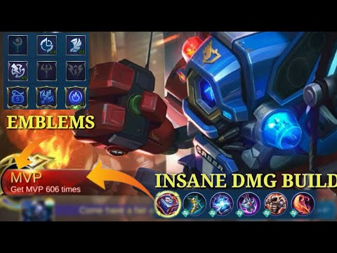 Cyclops ranked mode gameplay | cyclops insane damage build and emblem set | Mobile legend