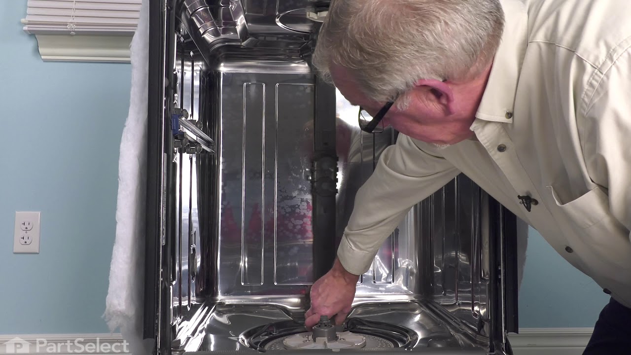 Replacing your KitchenAid Dishwasher Feed Tube with 3rd Level Spinner