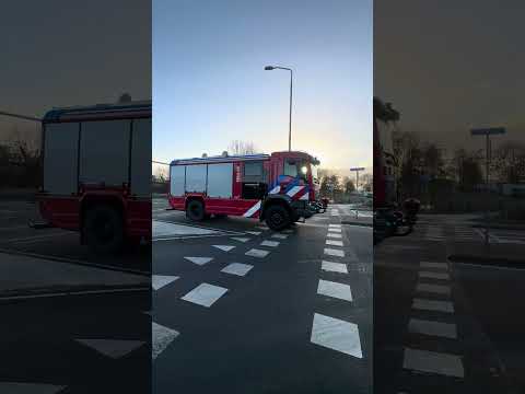 (2x versneller) Brandweer Nijkerk, TS 07-1141 met spoed naar een Gaslucht