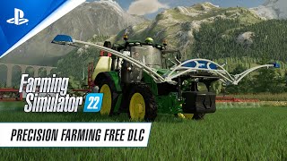 PlayStation Farming Simulator 22 - Precision Farming DLC Trailer | PS5, PS4 anuncio